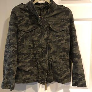 Fun camouflage print jacket.
